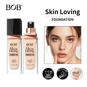 BOB Long-Lasting Breathable Foundation with full coverage and a skin-loving formula for up to 16 hours of flawless wear.